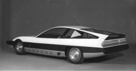 Ferrari Studio Cr 25 Pininfarina (1974) - Windkanalstudie