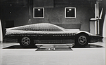 Bild: Ferrari Studio Cr 25 Pininfarina (1974) - Windkanaltest, noch nicht mit den endgültigen Rädern