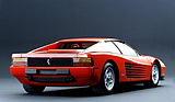 Ferrari Testarossa (1984) - Version mit einem hoch montierten Spiegel und Zentralnaben