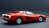 Ferrari Testarossa (1984) - Version mit einem hoch montierten Spiegel und Zentralnaben