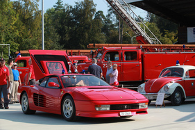 Ferrari Testarossa (1990) - im Feuerwehr-Outfit - Dolder Classics September 2020