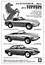 Ferrari-Werbung für 275 GTB, 330 GTS und 330 GTC im Jahr 1967