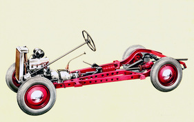 Fiat 1100 (1947) - Fahrgestell im Rahmenkonstruktion