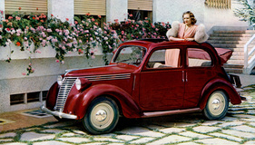 Fiat 1100 (1947) - als Cabriolet-Limousine