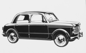 Fiat 1100 (1953) - Kompakte Karosserie von nur knapp über 3,7 Metern Länge