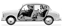 Fiat 1100 (1953) - erstaunlich geräumig für einen kompakten Wagen