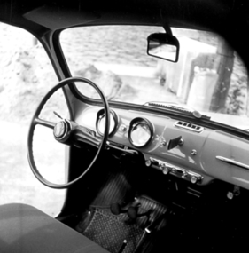 Fiat 1100 (1953) - übersichtliches Cockpit