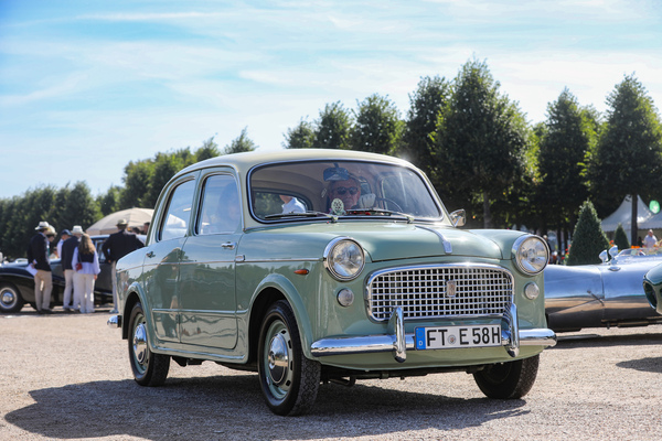 Fiat 1100 (1958) - 39 PS leistete der 1,1-Liter bei 4800 U/min - 19. ASC Classic-Gala Schwetzingen 2023