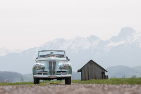 Fiat 1100 B Cabriolet (1949) - Gegenüber dem Vorgänger wirkte der Kühler des Modells 1100 A/B viel amerikanischer