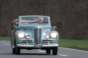 Fiat 1100 B Cabriolet (1949) - auch die kleine Windschutzscheibe ist typisch für die Zeit Fiat 1100 B Cabriolet (1949) - auch die kleine Windschutzscheibe ist typisch für die Zeit