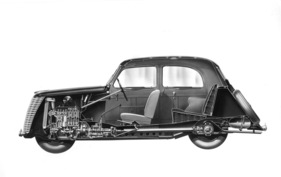 Fiat 1100 C (1947) - Durchsichtszeichnung