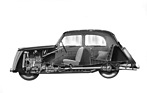 Fiat 1100 C (1947) - Durchsichtszeichnung