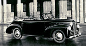Fiat 1100 Cabriolet (1948) - geöffnet und mit montierter Persenning