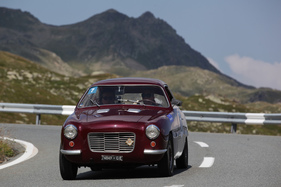 Fiat 1100 Coupé Zagato (1952) - bei der Überquerung des Flüelapasses an der Passione Engadina 2019 Fiat 1100 Coupé Zagato (1952) - bei der Überquerung des Flüelapasses an der Passione Engadina 2019