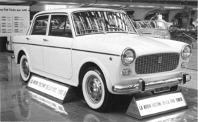 Fiat 1100 D (1962) - mit 1200-er-Motor, ausgestellt in Turin