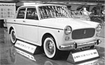Fiat 1100 D (1962) - mit 1200-er-Motor, ausgestellt in Turin
