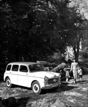 Fiat 1100 Familiare (1957) - In Italien hiess der Kombi "Familiare", in Frankreich "Familiale", und im englischsprachigen Raum "Family"
