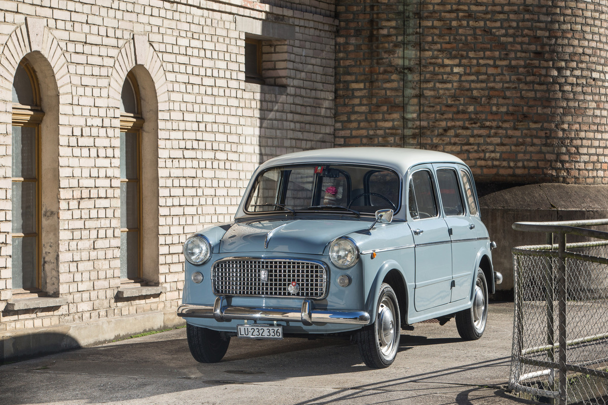 Fiat 1100 Familiare (1961) – der familientaugliche Kombi, der je nach Markt auch mal "Familiale", "Station Car" oder "Combinatiewagen" hiess