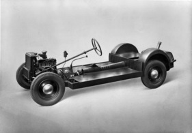 Fiat 1100 S (1947) - das Chassis der Sportversion