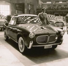 Fiat 1100 TV Trasformabile (1955) - An der Turiner Automobilshow
