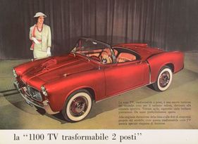 Fiat 1100 TV Trasformabile (1955) - Verkaufsprospekt italienisch