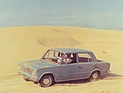 Fiat 124 (1966) – ihm gelingt auch die Fahrt auf Sand