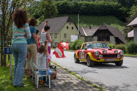 Fiat 124 Abarth (1972) - an der Ennstal-Classic 2016
