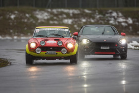 Abarthig – Generationentreffen Fiat Abarth 124 Rally Gruppe 4 und Abarth 124 Spider