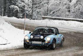 Fiat 124 Abarth (1975) - am Winter-RAID 2015