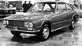 Fiat 124 Coupé Vignale (1966) - ausgestellt am Autosalon von Turin 1966