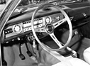 Fiat 124 Coupé, Vignale (1967) - Lenkrad und Armaturenbrett mit Bandtacho