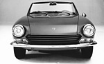Image: Fiat 124 Sport Spider (1966) - pretty front design