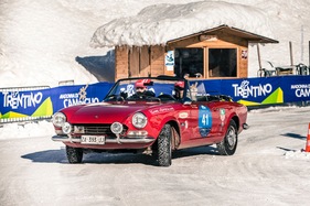 Fiat 124 Sport Spider (1967) - am Winter Marathon 2014