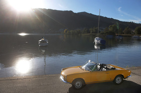 Fiat 124 Sport Spider (1969) - ideal für die Fahrt zum Hafen