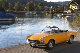 Fiat 124 Sport Spider (1969) - mit rund 200'000 produzierten Exemplaren früher ein häufiger Anblick auf der Strasse