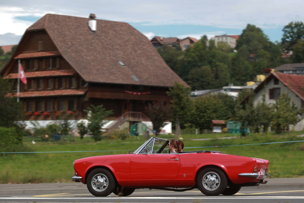 Fiat 124 Sport Spider AS (1967) - an der OCC Jungfrau Rallye 2020