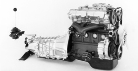 Fiat 125 (1967) - Motor-Getriebe-Einheit