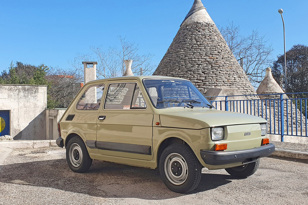 Bild: Fiat 126 (1980) - als Lot 09 an der Versteigerung der Oldtimer Galerie in Toffen am 21. März 2026