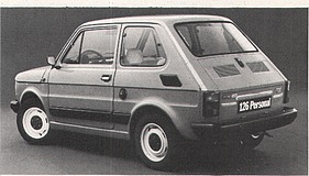 Fiat 126 652 cm' - 24 PS (DIN) 1 Vergaser (1982)
