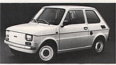 Fiat 126 652  cm'  - 24  PS (DIN) 1 Vergaser