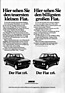 Fiat 128 (1974) - in der Werbung in Deutschland