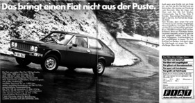 Fiat 128 3P (1976) - in der Werbung in Deutschland