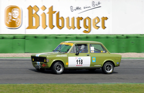 Fiat 128 Rally (1971) am Preis der Stadt Stuttgart 2018 - Kampf der Zwerge