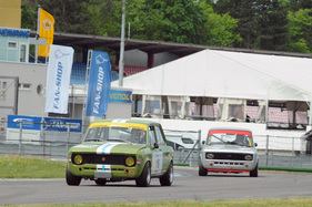 Fiat 128 Rally (1971) am Preis der Stadt Stuttgart 2018 - Kampf der Zwerge