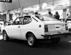 Fiat 128 Sport Coupé am Genfer Automobilsalon 1972 - auch dieses Heck hätte sich mancher noch etwas eleganter gewünscht