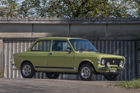 Fiat 128 rally (1974) - Rallye-Streifen waren serienmässig, die Aluräder gab es im Zubehörhandel