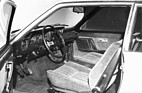 Fiat 130 Coupé (1971) - Interieur eines handgeschalteten Coupés