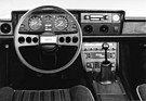 Fiat 130 Coupé (1971) - Lenkrad und Armaturenbrett, Handschaltung
