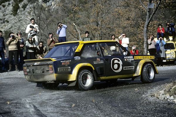 Fiat 131 Abarth (1977) - 1977 Monte Carlo Rally - unlike the Fiat 124, the 131 Abarth was a winning car and won the world championship title at the first attempt