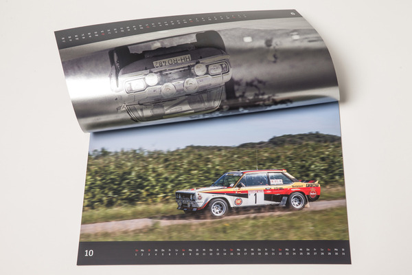 Fiat 131 Abarth und Ford Capri - Walter Röhrl / Olympia Rallye 72 - Revival 2022 Kalender